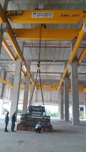 30 Ton Overhead Crane Load Testing